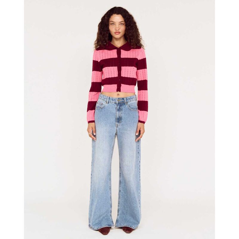 MINKPINK Selena Pointelle Cardi image number 3